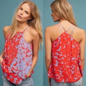 Anthropologie Maeve St Lucia halter cami tank